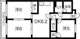 レジデンス東刈谷Ⅱの物件間取画像